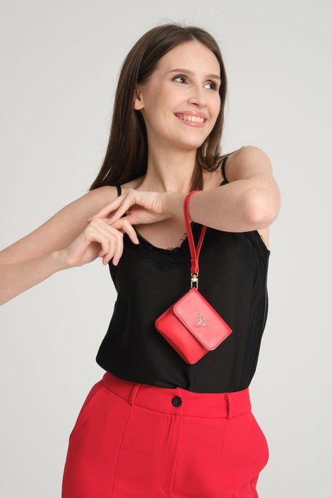Zoozie Bags Cartera Mujer Mini Best Roja Piel PU